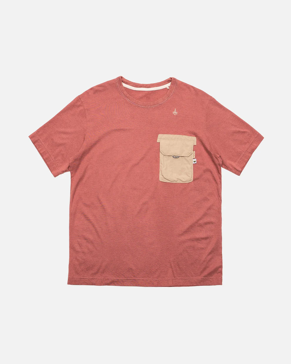 KALA POCKET TEE - DUSTY ROSE