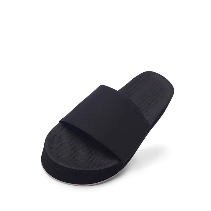 WOMEN SLIDE PLATFORM SNEAKER - BLACK/SEA SALT