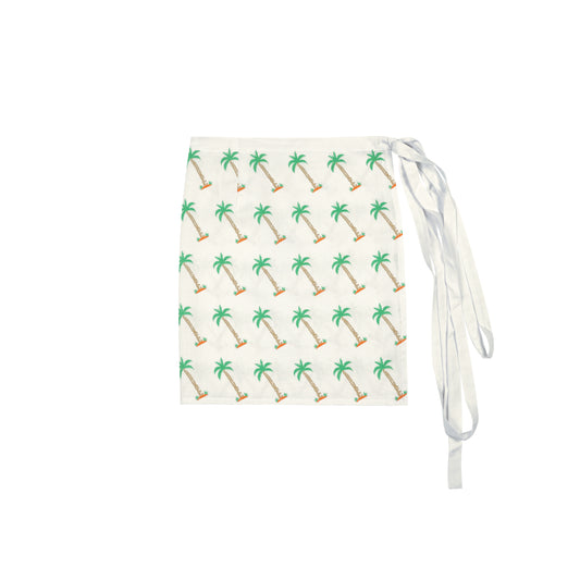PALM WRAP SKIRT