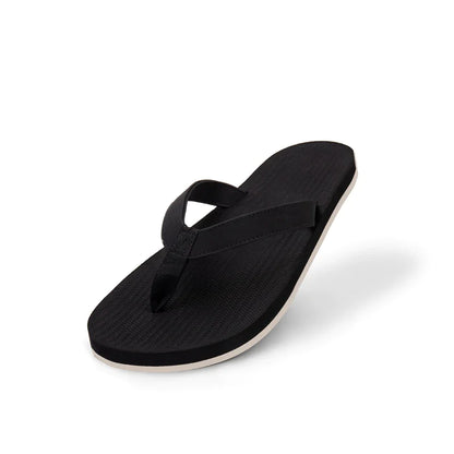 WOMEN FLIP FLOP SNEAKER SOLE - BLACK/SEA SALT