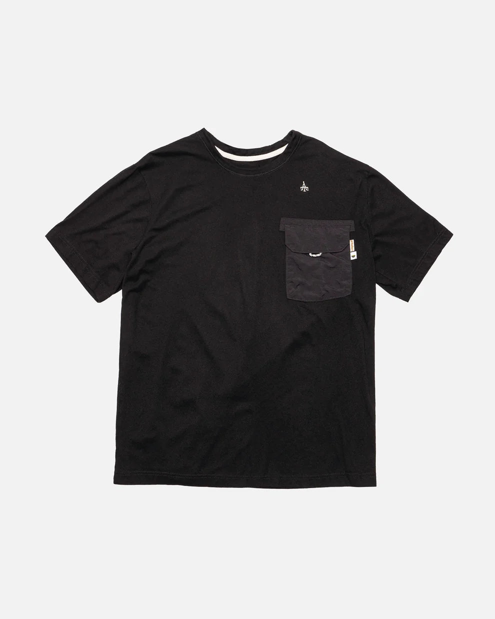 KALA POCKET TEE - JET BLACK