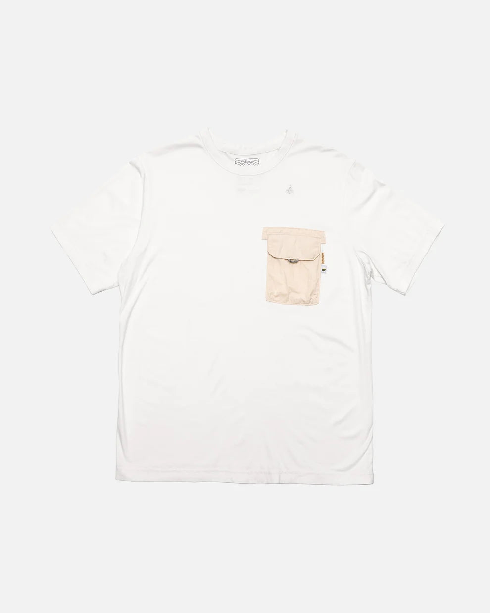 KALA POCKET TEE - OFF WHITE